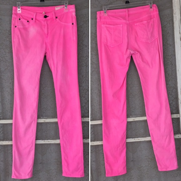 rag & bone Pants - Rag & Bone Jeans The Legging Hot Pink Sz 27